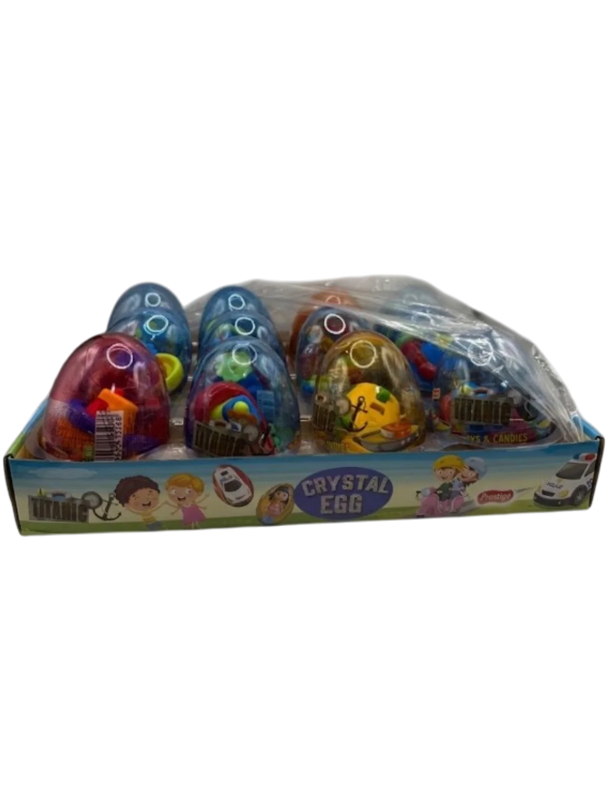 Караблик Яйцо с игрушкой 12 шт 500тг - Игрушки