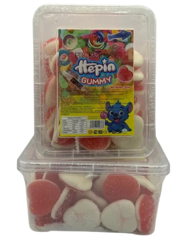 Сердечко в обсыпке Hepin - Мармелад