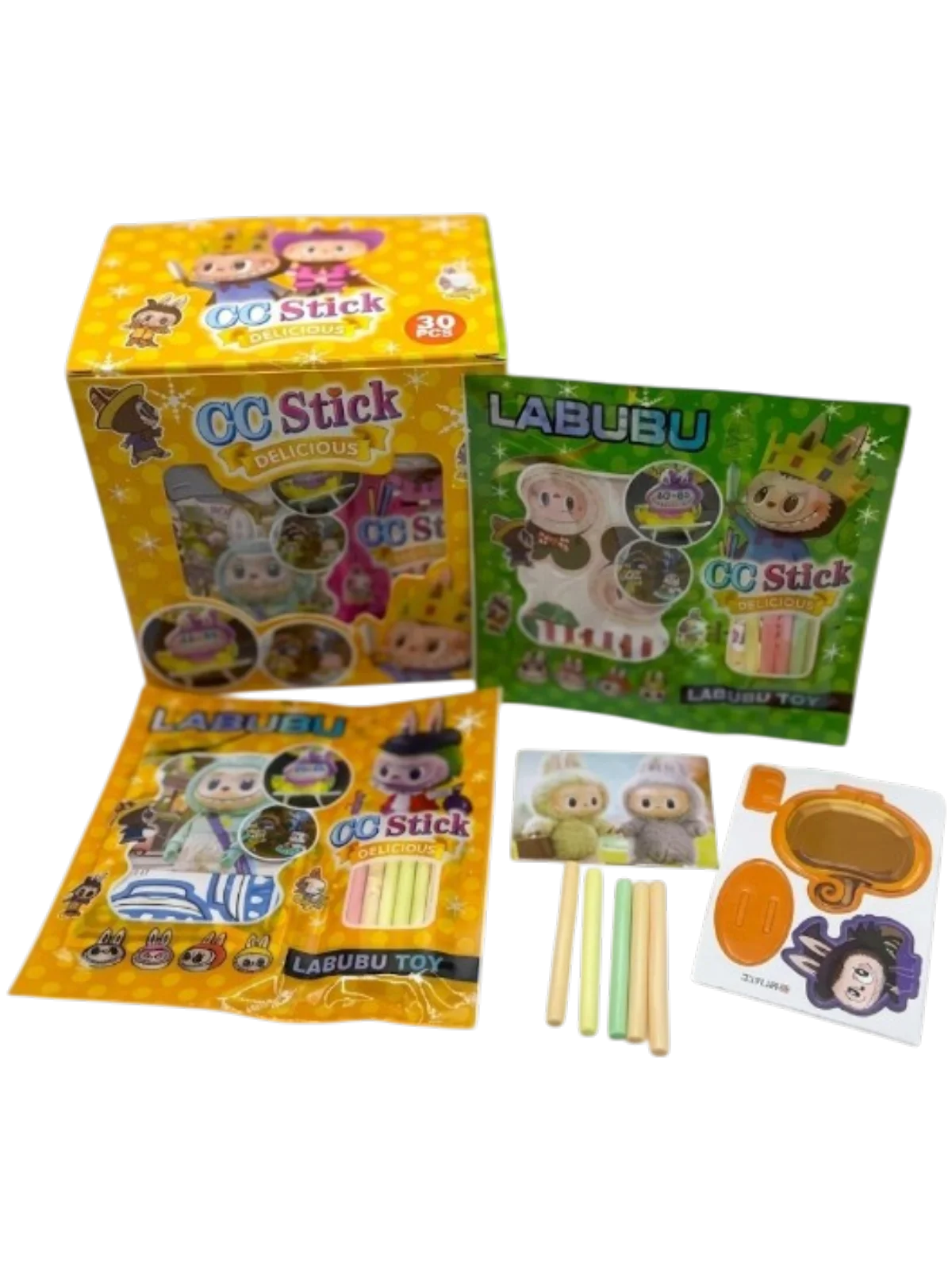 Стики Лабубу с игрушкой - Стики